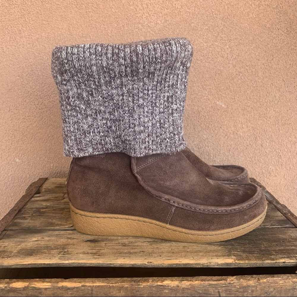 The North Face Alana Suede Fold Over Sweater Boot